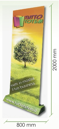 Rool-up in cartone completamente personalizzato art GB 200